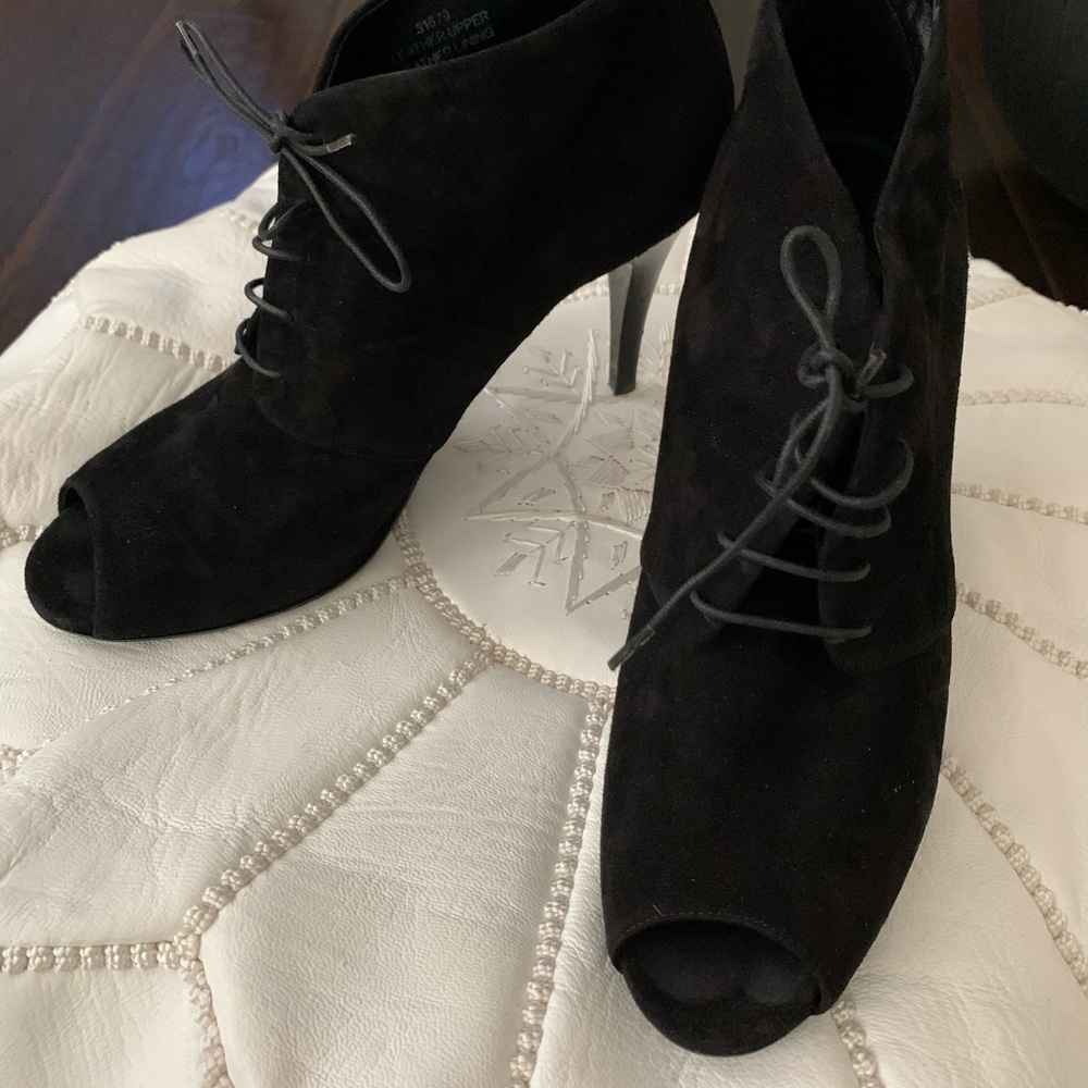 J Crew Archer Peep Toe Boots